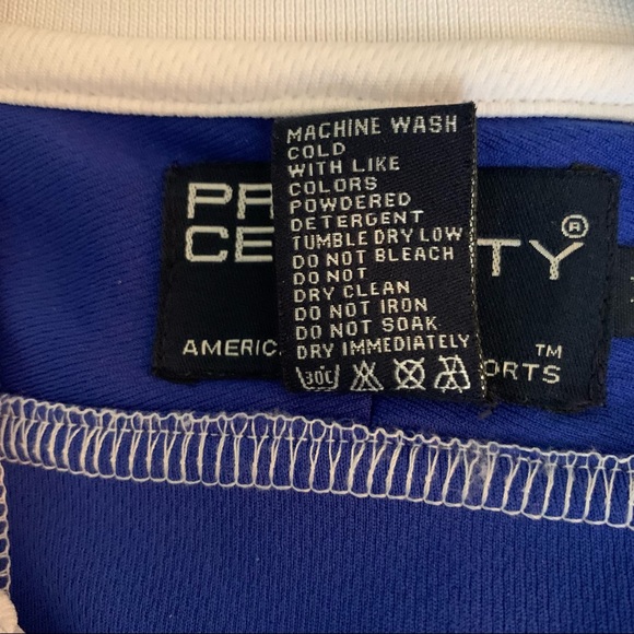 Pro Celebrity Polo Shirt White Blue Sz XL - Picture 9 of 10